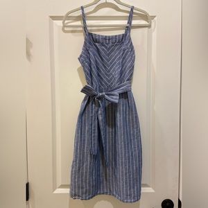 Like New! Banana Republic Factory Chambray Striped Dress